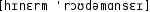 Grafik mit phonetischer Transkription des Belegs