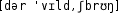 Grafik mit phonetischer Transkription des Belegs