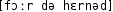 Grafik mit phonetischer Transkription des Belegs
