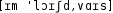 Grafik mit phonetischer Transkription des Belegs