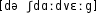 Grafik mit phonetischer Transkription des Belegs