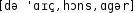 Grafik mit phonetischer Transkription des Belegs