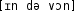 Grafik mit phonetischer Transkription des Belegs