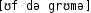Grafik mit phonetischer Transkription des Belegs