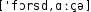 Grafik mit phonetischer Transkription des Belegs