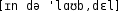 Grafik mit phonetischer Transkription des Belegs