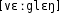 Grafik mit phonetischer Transkription des Belegs