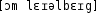 Grafik mit phonetischer Transkription des Belegs