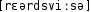 Grafik mit phonetischer Transkription des Belegs