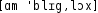 Grafik mit phonetischer Transkription des Belegs