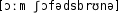 Grafik mit phonetischer Transkription des Belegs