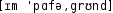 Grafik mit phonetischer Transkription des Belegs