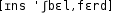 Grafik mit phonetischer Transkription des Belegs