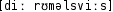 Grafik mit phonetischer Transkription des Belegs
