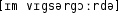 Grafik mit phonetischer Transkription des Belegs