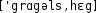Grafik mit phonetischer Transkription des Belegs