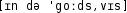 Grafik mit phonetischer Transkription des Belegs