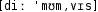 Grafik mit phonetischer Transkription des Belegs