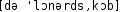Grafik mit phonetischer Transkription des Belegs