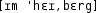 Grafik mit phonetischer Transkription des Belegs