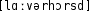 Grafik mit phonetischer Transkription des Belegs