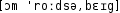 Grafik mit phonetischer Transkription des Belegs