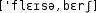 Grafik mit phonetischer Transkription des Belegs
