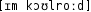 Grafik mit phonetischer Transkription des Belegs
