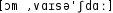 Grafik mit phonetischer Transkription des Belegs
