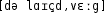 Grafik mit phonetischer Transkription des Belegs