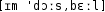 Grafik mit phonetischer Transkription des Belegs