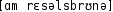 Grafik mit phonetischer Transkription des Belegs