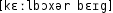 Grafik mit phonetischer Transkription des Belegs