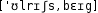 Grafik mit phonetischer Transkription des Belegs