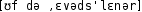 Grafik mit phonetischer Transkription des Belegs