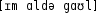 Grafik mit phonetischer Transkription des Belegs