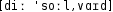 Grafik mit phonetischer Transkription des Belegs