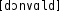 Grafik mit phonetischer Transkription des Belegs