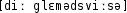 Grafik mit phonetischer Transkription des Belegs