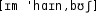 Grafik mit phonetischer Transkription des Belegs