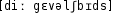 Grafik mit phonetischer Transkription des Belegs
