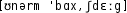 Grafik mit phonetischer Transkription des Belegs