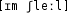Grafik mit phonetischer Transkription des Belegs
