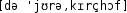 Grafik mit phonetischer Transkription des Belegs