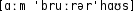 Grafik mit phonetischer Transkription des Belegs