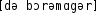 Grafik mit phonetischer Transkription des Belegs