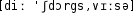 Grafik mit phonetischer Transkription des Belegs