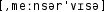 Grafik mit phonetischer Transkription des Belegs