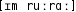 Grafik mit phonetischer Transkription des Belegs