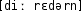 Grafik mit phonetischer Transkription des Belegs